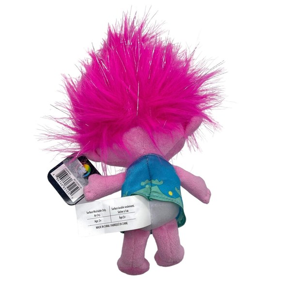 Dreamworks Poppy Just Play Trolls World Tour Small Plush Stuffed Animal Toy NWT - Picture 4 of 10